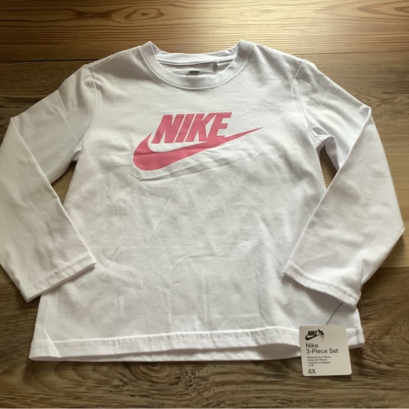 Nike girls 3pc fleece vest set size 6X(NWT)~PRICE IS FIRM~ - Picture 3 of 8